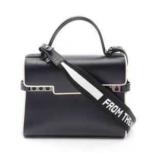 Delvaux Tempete MM Leather 2way Handbag